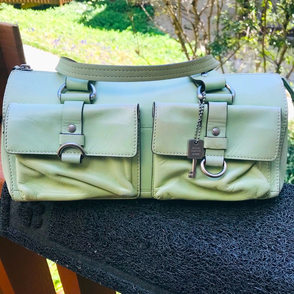 Vintage Fossil leather bag